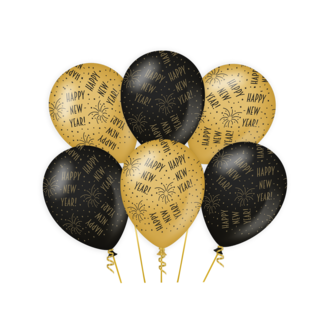 Paperdreams Classy Party Ballonnen – Happy New Year – 6st