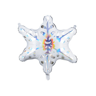 PartyDeco Folieballon Snowflake