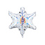 PartyDeco Folieballon Snowflake