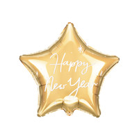 thumb-Folieballon Happy New Year Gold - 45cm-1