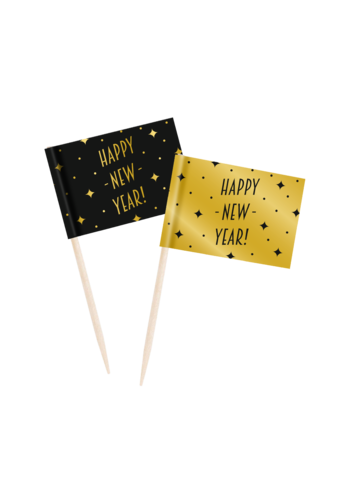 Cocktail Prikkertjes Classy Party – Happy new year – 50st 