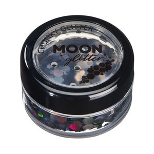 moon Chunky Glitter - Black - 3 gram