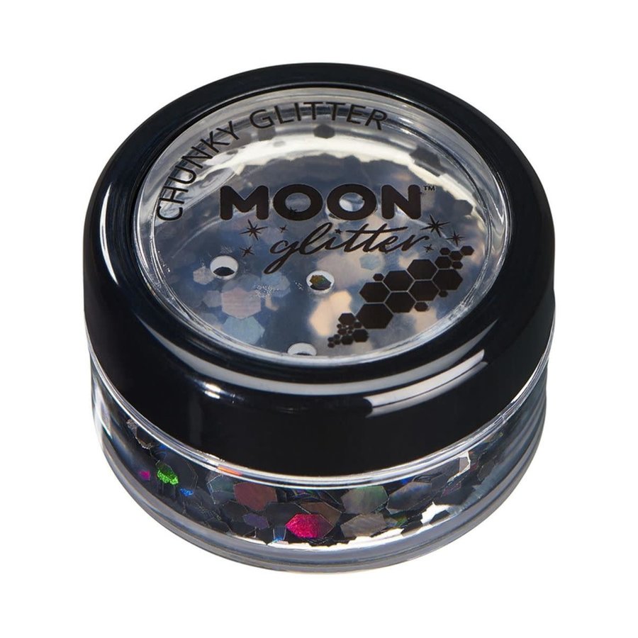 Chunky Glitter - Black - 3 gram-1