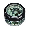 moon Chunky Glitter - Green - 3 gram