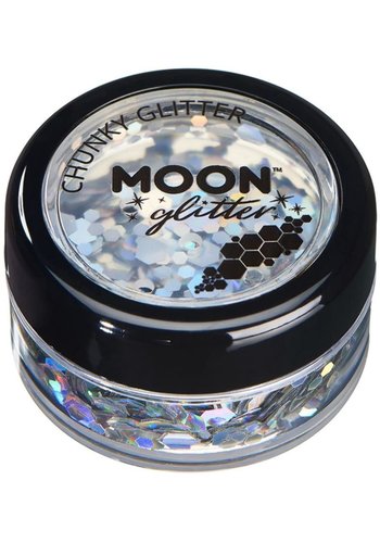 Chunky Glitter - Laser Zilver - 8ml 