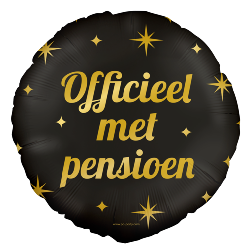 Folieballon Classy Party – Pensioen 