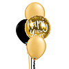 Qualatex Happy New Year Gold Metallic Set