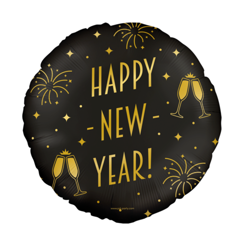 Folieballon Classy Party – Happy New Year – 45cm 