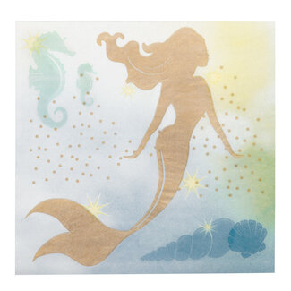 Mermaid Servetten - 20 stuks - 33x33cm