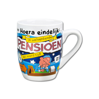 Paperdreams Cartoon mok - Pensioen