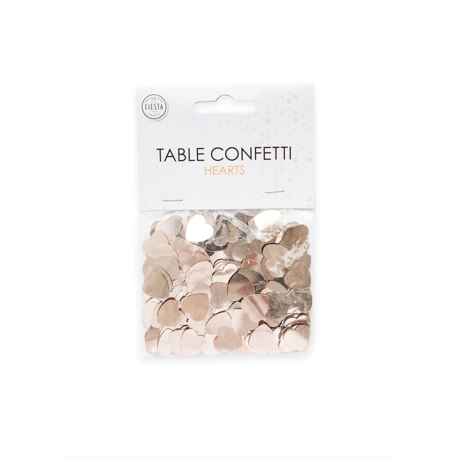 Tafel Confetti Hart Rosé Gold-2