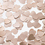 Globos Tafel Confetti Hart Rosé Gold - 14 gram