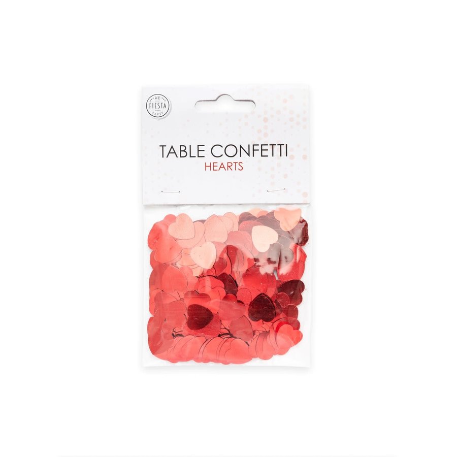 Tafel Confetti Hart Rood-2