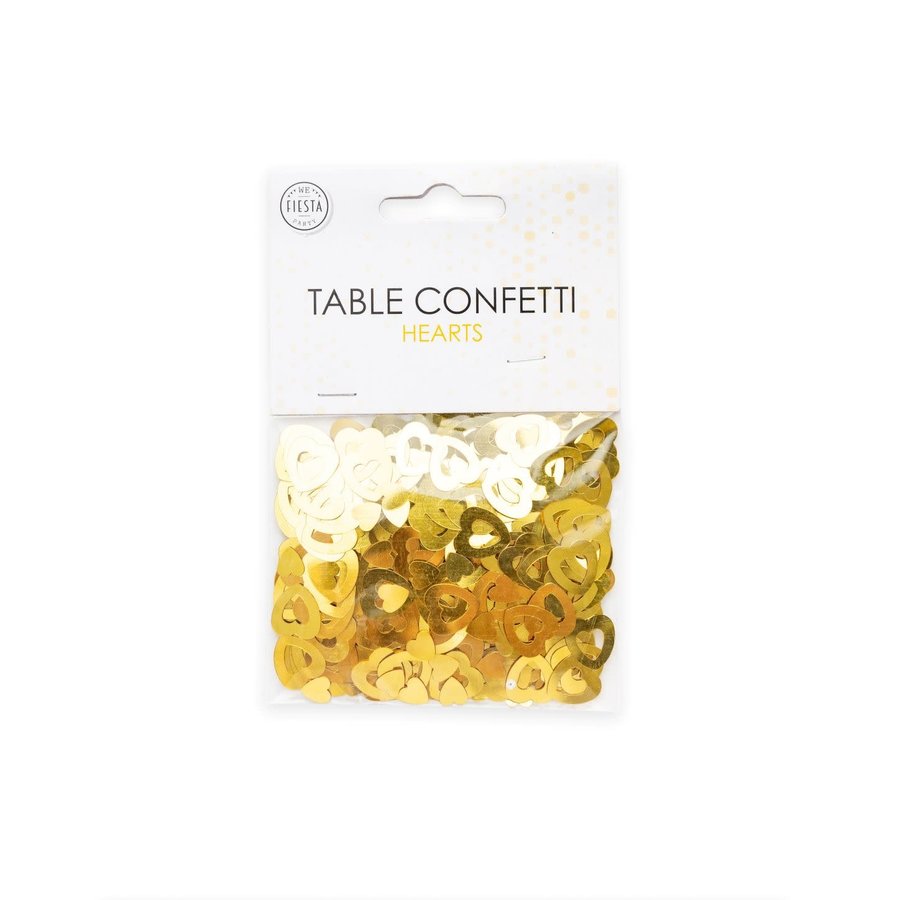 Tafel Confetti Open Hart Goud-2