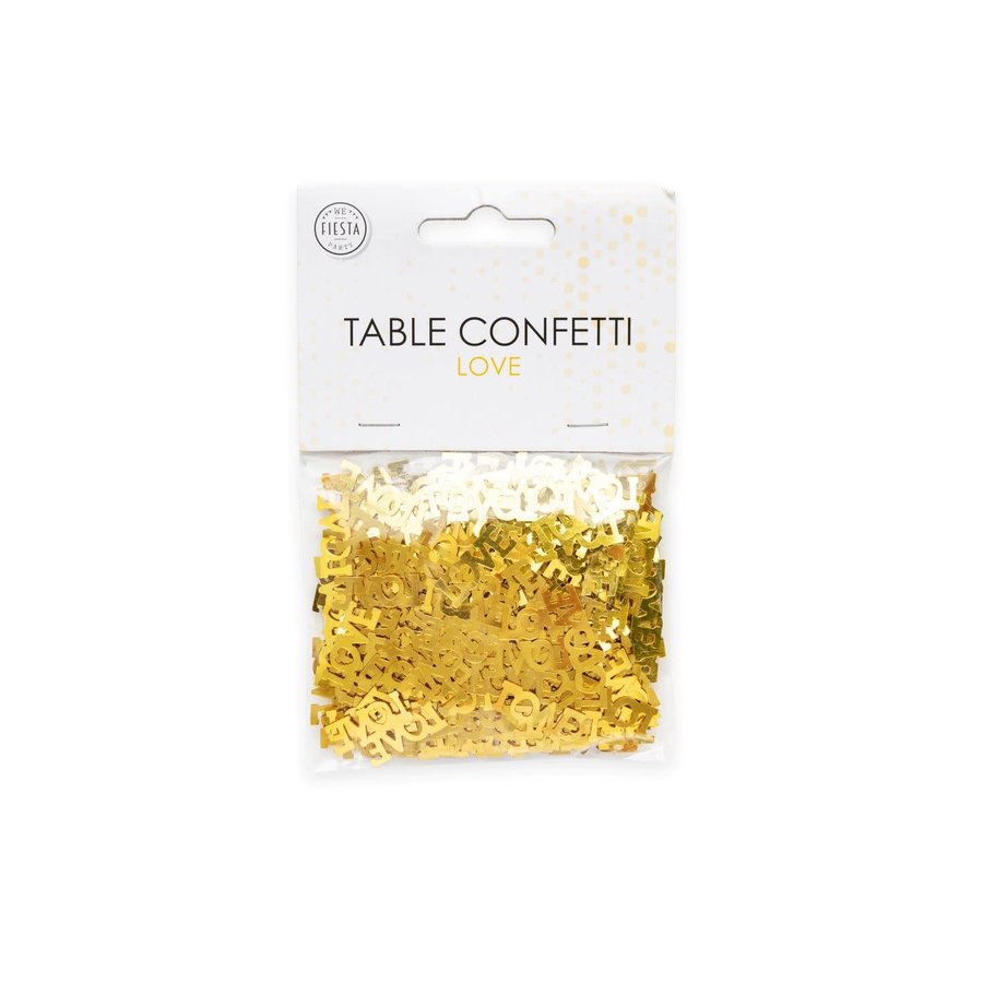 Tafel Confetti Love Goud-2