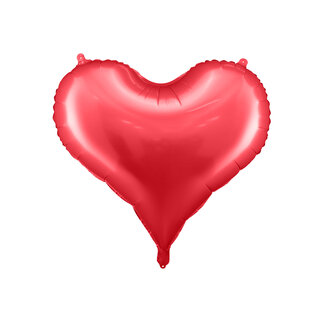 PartyDeco Folieballon Heart Red - 75x64,5cm