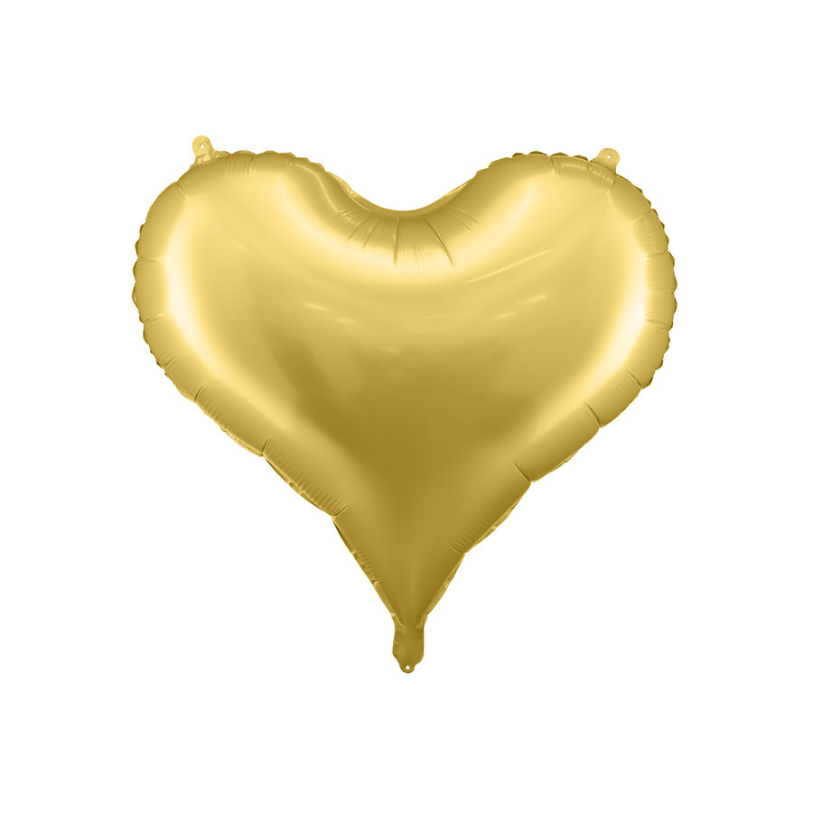 Folieballon Heart Gold-1
