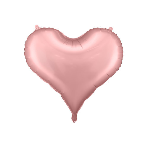 Folieballon Heart Light Pink - 75x64,5cm 