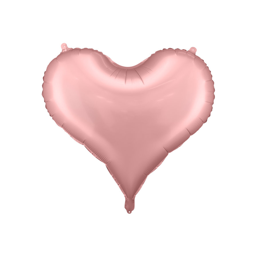 Folieballon Heart Light Pink-1