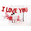 Folieballon Letters - I Love You