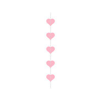 thumb-Garland Hearts pink - 3 mtr-1