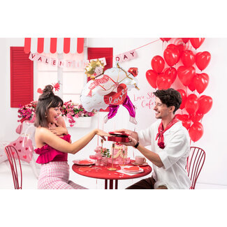 PartyDeco Banner Valentines Day