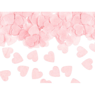 PartyDeco Confetti Hearts Light Pink
