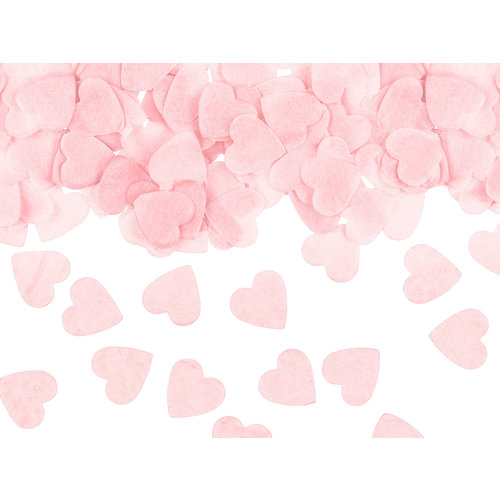 Confetti Hearts Light Pink 