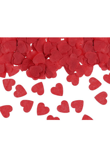 Confetti Hearts Red 