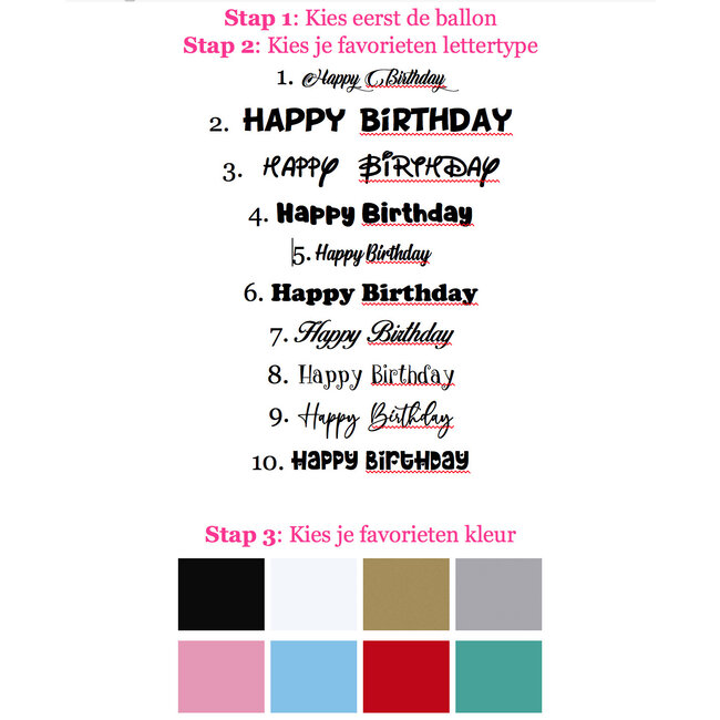 Folieballon Heart Pink