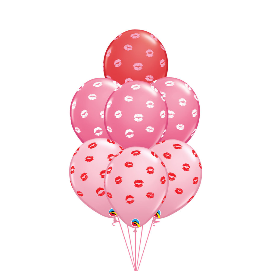 Tros ballonnen Kisses all over you-1