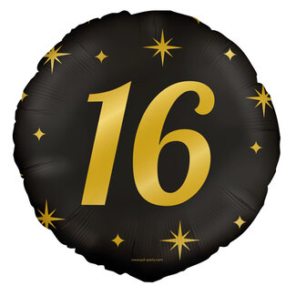 Paperdreams Folieballon Classy Party – 16 Jaar – 45cm