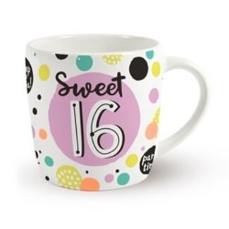 Verjaardag mok - Sweet 16