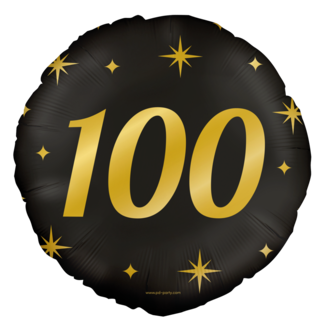 Paperdreams Folieballon Classy Party – 100 Jaar – 45cm