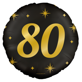 Paperdreams Folieballon Classy Party – 80 Jaar – 45cm