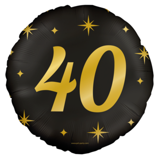 Paperdreams Folieballon Classy Party – 40 Jaar – 45cm