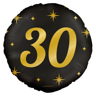 Paperdreams Folieballon Classy Party – 30 Jaar – 45cm
