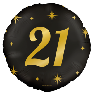 Paperdreams Folieballon Classy Party – 21 Jaar – 45cm