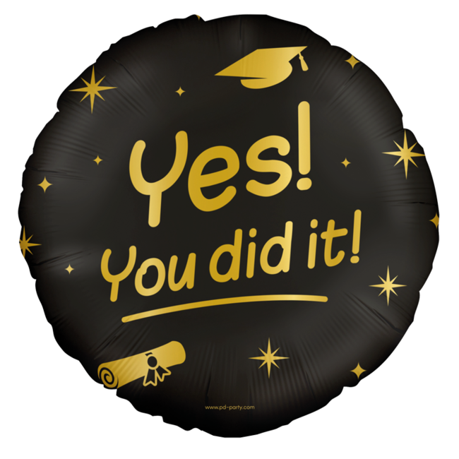 Folieballon Classy Party – Yes You Did It