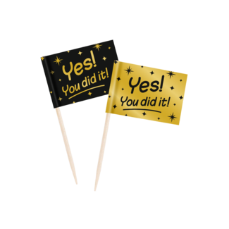 Paperdreams Cocktail Prikkertjes Classy Party – You did it – 50st