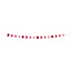 Folat Slinger Papier Mini Hartjes - 3 mtr