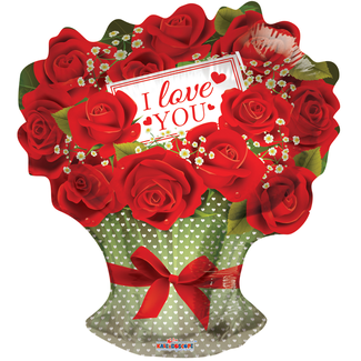 Globos Folieballon Red Roses - 45cm