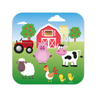 Decoration Sign - Farm - 50x50cm
