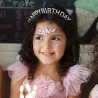 thumb-Happy Birthday Rhinestone Headband-1