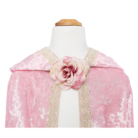 thumb-Deluxe Pink Rose Princess Cape-2