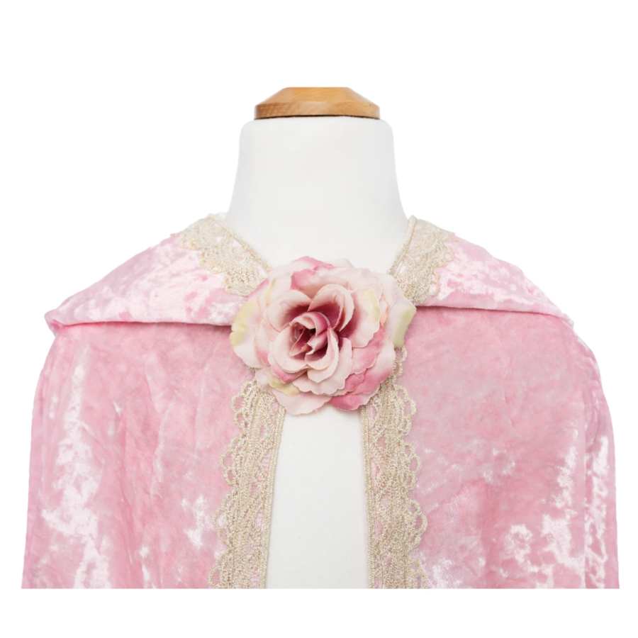 Deluxe Pink Rose Princess Cape-2