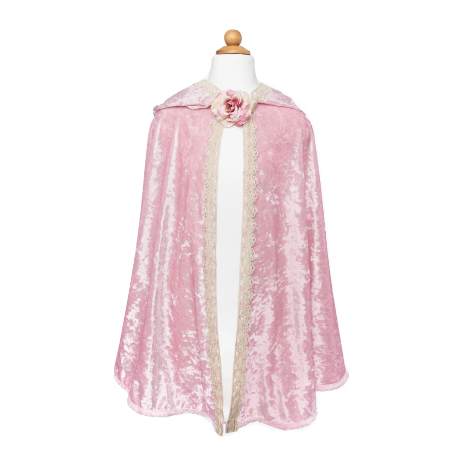 Deluxe Pink Rose Princess Cape-3