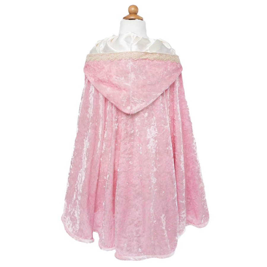 Deluxe Pink Rose Princess Cape-4