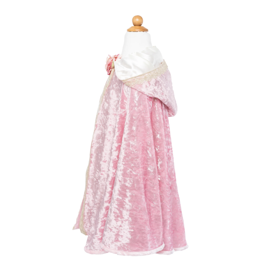 Deluxe Pink Rose Princess Cape-5