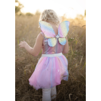 thumb-Rainbow Sequins Skirt, Wings and Wand - maat US 4-6-5